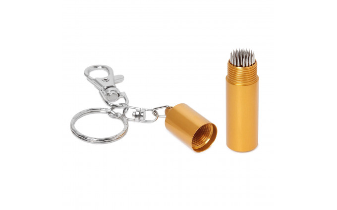 Брелок-инструмент для перфорации наклейки Tip-Pik Gold Брелок-инструмент для перфорации наклейки Tip-Pik Gold