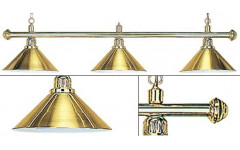 Лампа на три плафона «Elegance» (золотистая штанга, золотистый плафон D35см) Лампа на три плафона «Elegance» (золотистая штанга, золотистый плафон D35см)